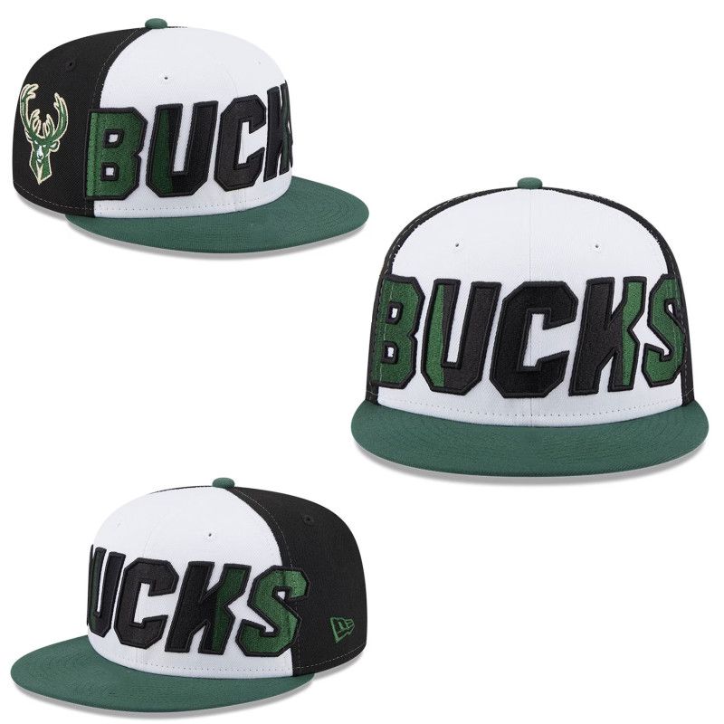 2024 NBA Milwaukee Bucks Hat TX20240226->nba hats->Sports Caps